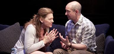 Kerry Fox and Ian Hart in 'Speaking in Tongues'