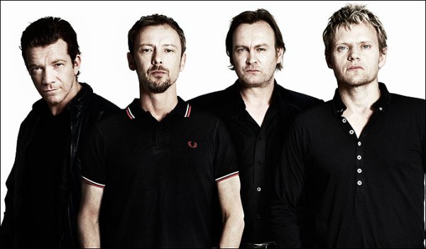 Max Beesley, John Simm, Philip Glenister and Marc Warren, who are to star in Mad Dogs