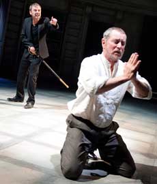 John Simm and John Nettles in Hamlet