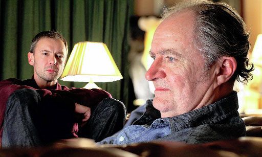 Oscar winner Jim Broadbent with John Simm in Exile