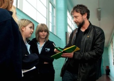 Actor John Simm, signing autographs in 2008 while filming at Cromer high school. Actor John Simm, signing autographs in 2008 while filming at Cromer high school.