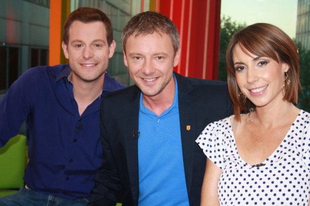 (l-r) Matt Baker, John Simm & Alex Jones - The One Show (l-r) Matt Baker, John Simm & Alex Jones - The One Show