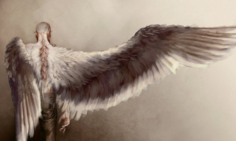 Skellig: artist's impression of Tim Roth as the part-owl, part-angel character. Photograph: Sky