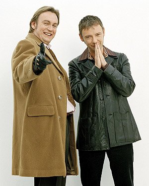 Philip Glenister (left) and John Simm in Life On Mars