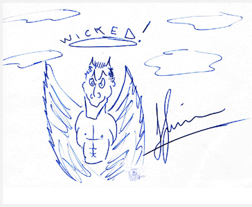 John Simm Original Art in support of The Kaos Signing Choir