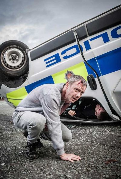 John Simm as Detective Sergeant Marcus Farrow in Prey [PH]