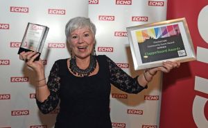 Maureen Sinclair at the ECHO's Pride of Merseyside Awards 2014