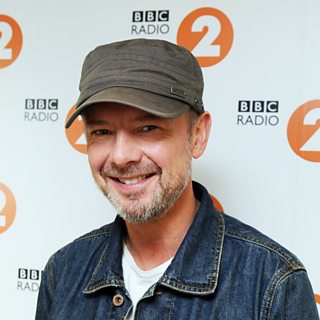 John Simm at BBC Radio 2 studio