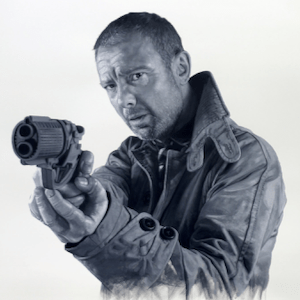 Artist Joe Simpson’s photo-realistic paintings of John Simm in his chosen role as Rick Deckard from Blade&nbsp;Runner