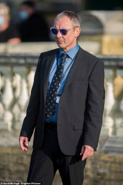 Police drama: John takes on the lead role of detective Roy Grace, and was seen filming alongside fellow actor Richie Campbell who portrays his partner DS Glenn Branson Police drama: John takes on the lead role of detective Roy Grace, and was seen filming alongside fellow actor Richie Campbell who portrays his partner DS Glenn Branson