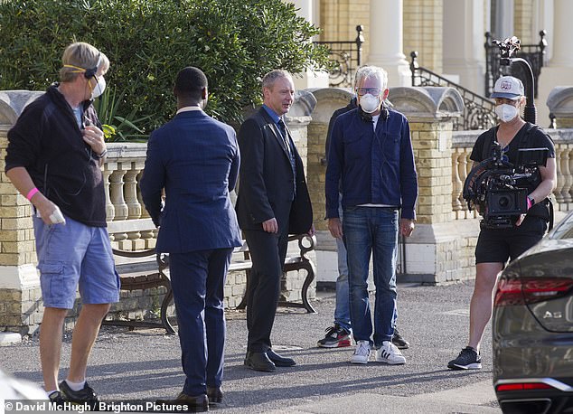 Seal of approval: Author Peter James was delighted with John's casting, as he claimed in a statement that John 'actually looks like the Roy Grace of my imagination'