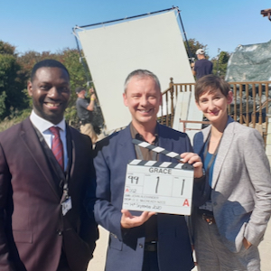 Kiaran Murray-Smith Tweets: First film in Grace series starring John Simm finished