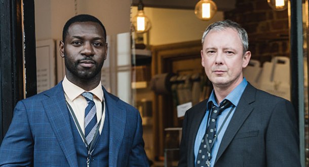 Richie Campbell and John Simm in Russell Lewis’ Grace