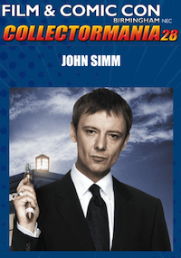 Special Guest John Simm to Join Collectormania Film & Comic Con – Birmingham, 2-3 Sep 2023