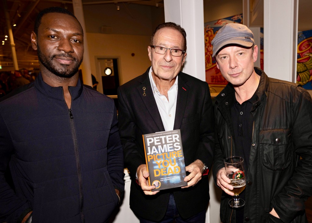 Grace Stars John Simm and Richie Campbell attend Author Peter James' Book Launch Party for "Picture You Dead"
Photo courtesy of Peter James