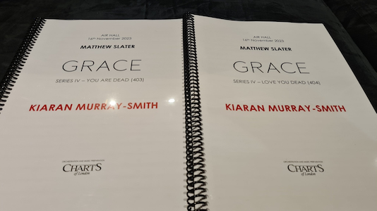 Kiaran Murray-Smith Posts: Grace Series 4 Final Recording Music Session at AIR&nbsp;Studios