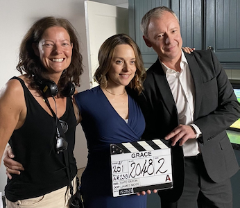 Kate Saxon Posts: Grace Series 4 Filming Wraps