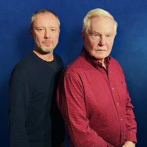 John Simm and Sir Derek Jacobi at the Recording of Masterful
