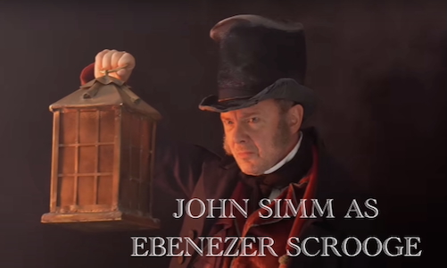 Old Vic Theatre: First Look Behind the Scenes Photoshoot of John Simm as Ebenezer Scrooge